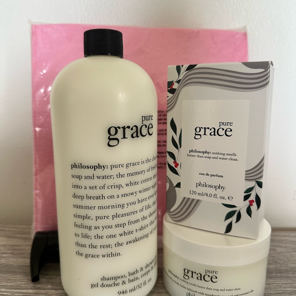 Philosophy Pure Grace Bath & Body Collection - White and Pink